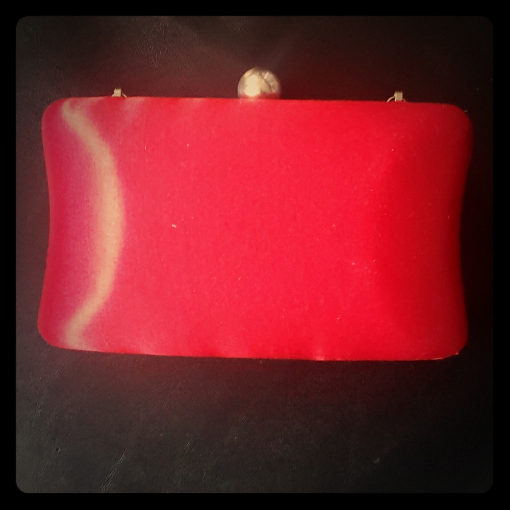 Red purse/clutch